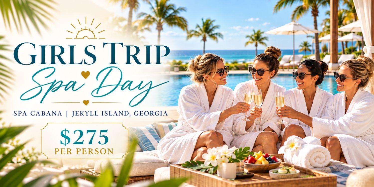 Girls Trip Spa Day at Spa Cabana on Jekyll Island - Just $275 Per Person