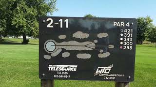 golf video - wahkonsa-country-club-durant-iowa-drone-flyover-holes-1-thru-9